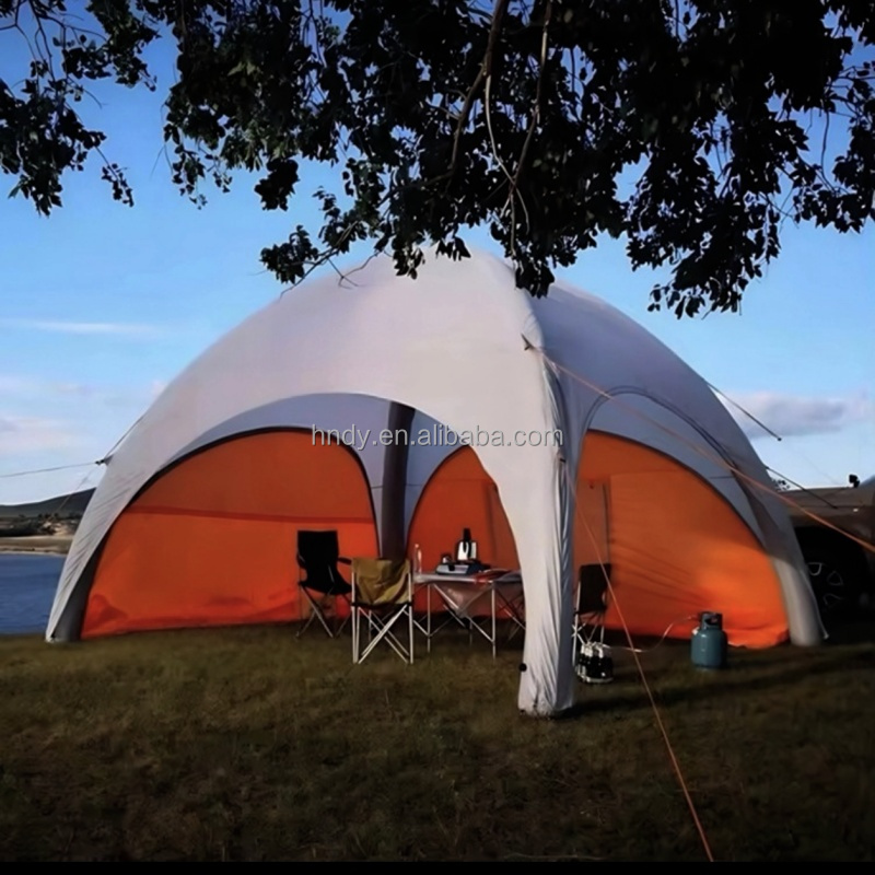 Outdoor Camping Exhibition - 屋外展示用キャンプインフレータブルテント チューブ型テントステーク 二層構造 四季対応 防水 ポータブル