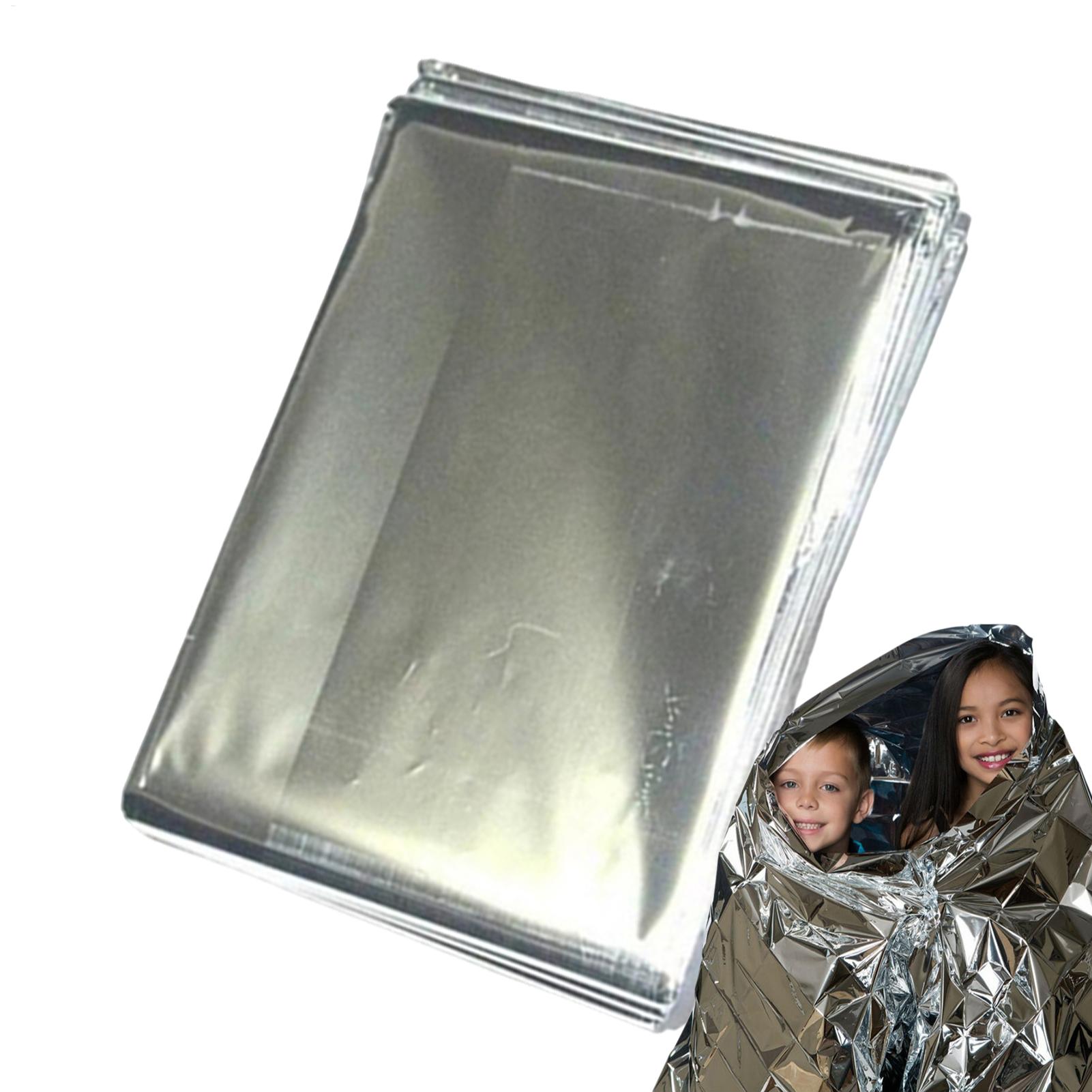 First Aid Kit Camping - 緊急用保温ブランケット、屋外サバイバル救急キット、レスキュースペースフォイル、キャンプ、ハイキング、登山、虫除けバッグ、保温用品
