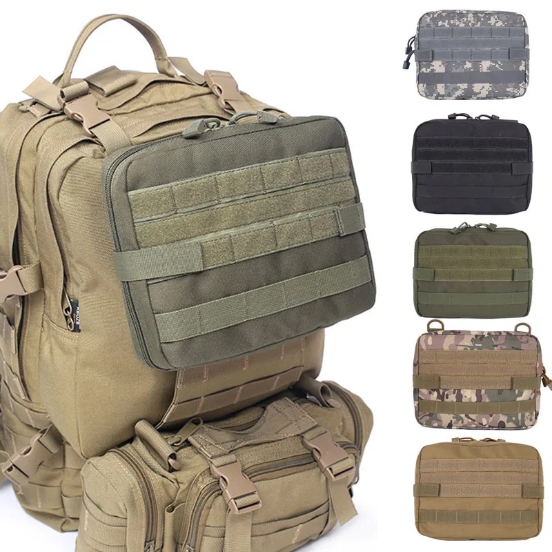 First Aid Kit Camping - モールユーティリティポーチ,医療用バッグ,戦術的な屋外緊急パック,キャンプや狩猟用アクセサリー,マルチツールキット,EDCバッグ