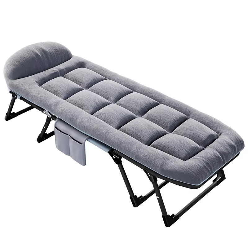 Outdoor Camping Cot - 170×55cm折りたたみベッド 持ち運び簡単 キャンプ用簡易ベッド 調節可能 ポータブル アウトドア