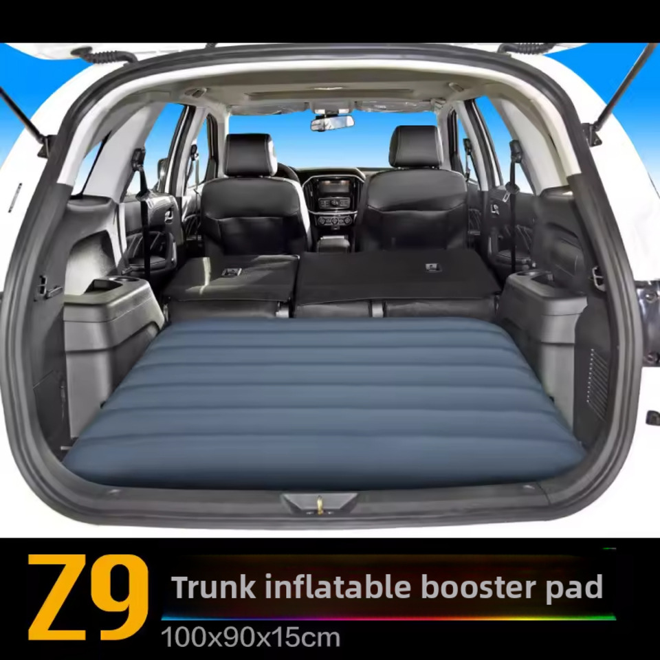 Inflatable Mattress - 車用インフレータブルベッド トランクブースタークッション付き リアマットレス 子供用寝具 旅行用 高速鉄道
