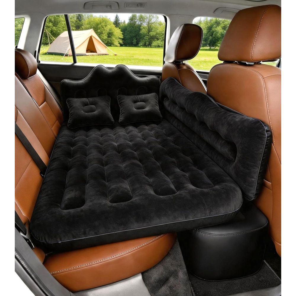 Inflatable Mattress - 車用エアマットレス後部座席用 | SUV後部座席用インフレータブルトラック後部座席キャンプ用エアベッド、バン・トラック用空気注入式旅行用ベッド