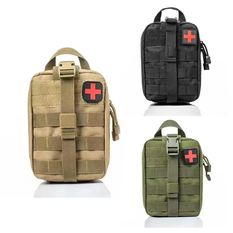 First Aid Kit Camping - 戦術的な応急処置キット医療バッグ緊急屋外狩猟車キャンプモールサバイバルツール EDC ポーチオーガナイザー