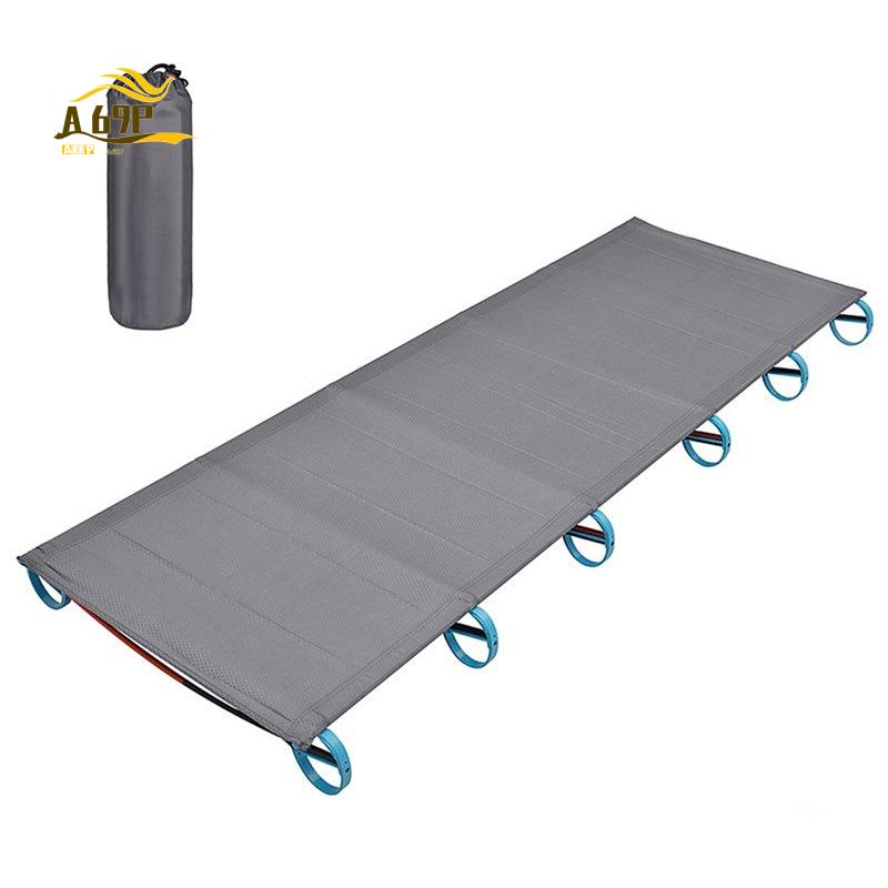 Outdoor Camping Cot - A69P-アウトドアポータブルキャンプベッドトラバルコット超軽量テントベッドハイキング登山キャンプテントコットポータブルキャンプベッド