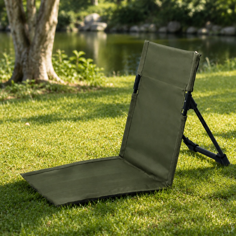 Outdoor Camping Loveseat - 軽量折りたたみ式キャンプシート、アルミニウム合金製、アウトドア旅行、釣り、ビーチでの使用に最適