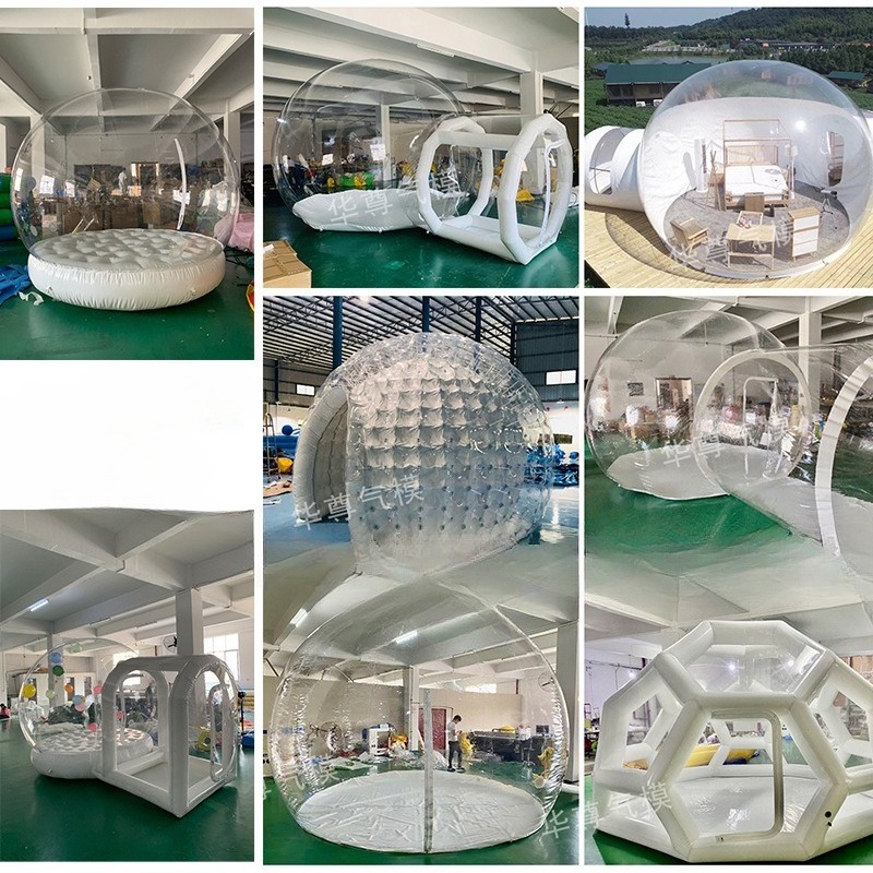 防水球形展示テント屋外キャンプ用透明ドームスタートランポリン - Outdoor Camping Exhibition のレビューと価格