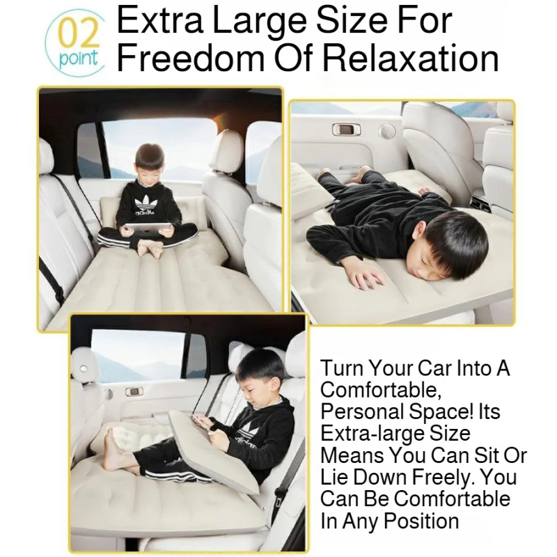 車載用電動エアーベッド ワンタッチ膨張式 厚手エアクッション - Inflatable Mattress のレビューと価格