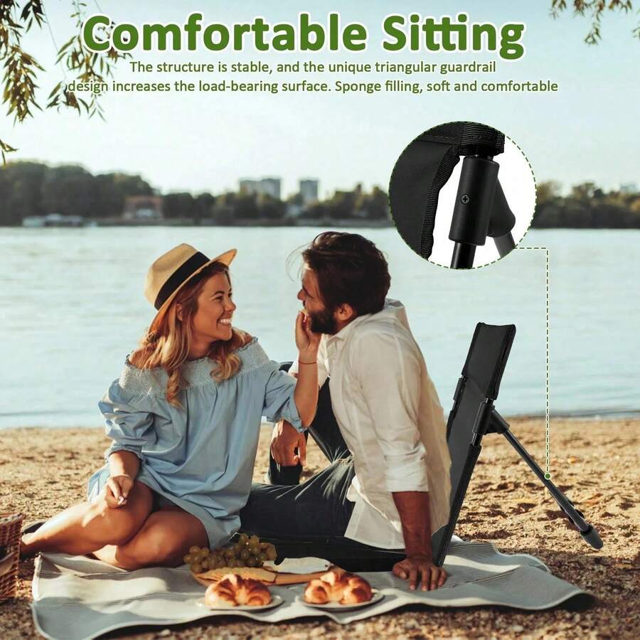 ポータブル折りたたみキャンプチェア 軽量アウトドアビーチチェ - Outdoor Camping Loveseat のレビューと価格