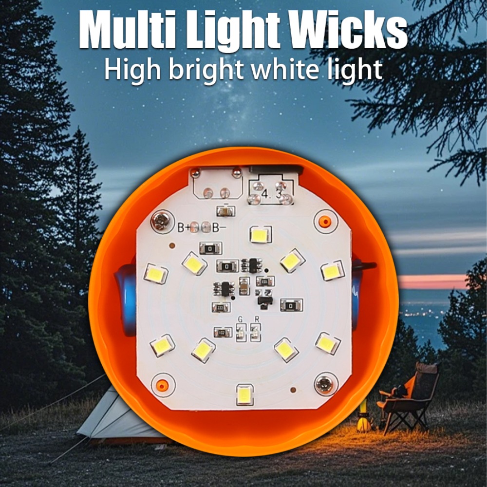 ポータブルミニキャンプランプ 4つの照明モード フック付き  - Outdoor Camping Lamp のレビューと価格