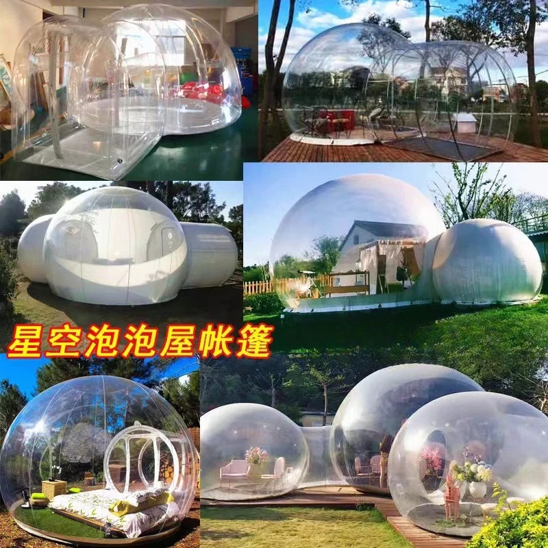 インターネット有名人スター向けインフレータブルバブルハウス防 - Outdoor Camping Exhibition のレビューと価格