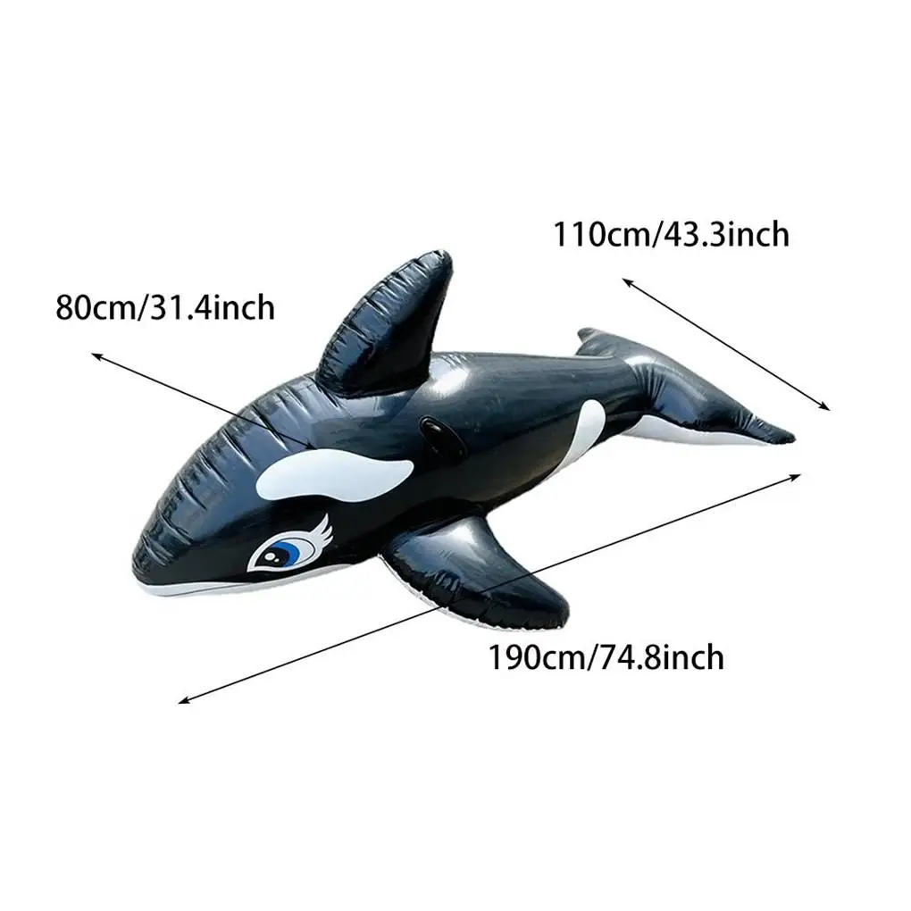 巨大なクジラのインフレータブルフローティングベッドプール水泳 - Inflatable Mattress のレビューと価格