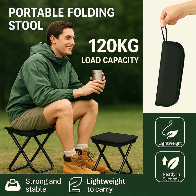 持ち運び可能なコンパクトで頑丈な折りたたみ式キャンプチェア  - Outdoor Camping Loveseat のレビューと価格