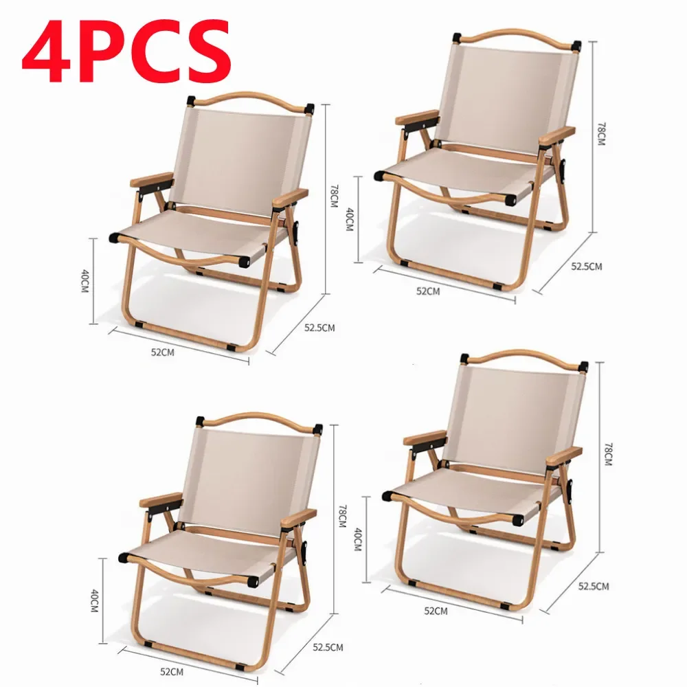 ポータブル屋外キャンプチェア,アルミニウム合金,木質,折りた - Outdoor Camping Loveseat のレビューと価格