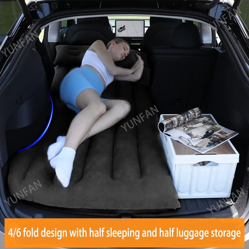 テスラ モデルY用 PVC製 エアーマットレス アウトドア  - Outdoor Camping Cot のレビューと価格