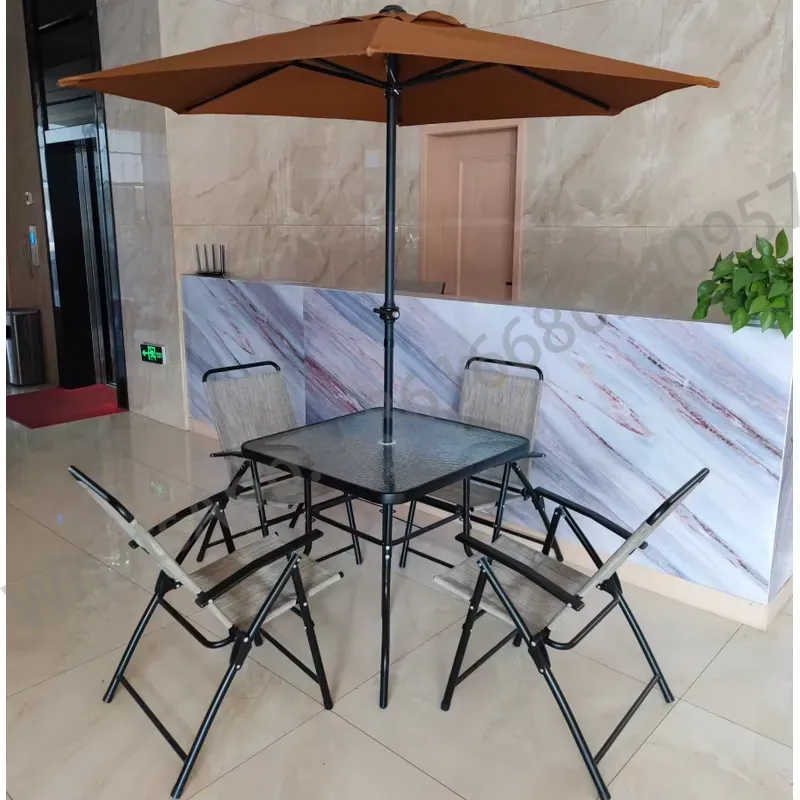 ガーデン屋外コーヒーパティオ家具6～8人用キャンプ折りたたみ - Outdoor Camping Table のレビューと価格