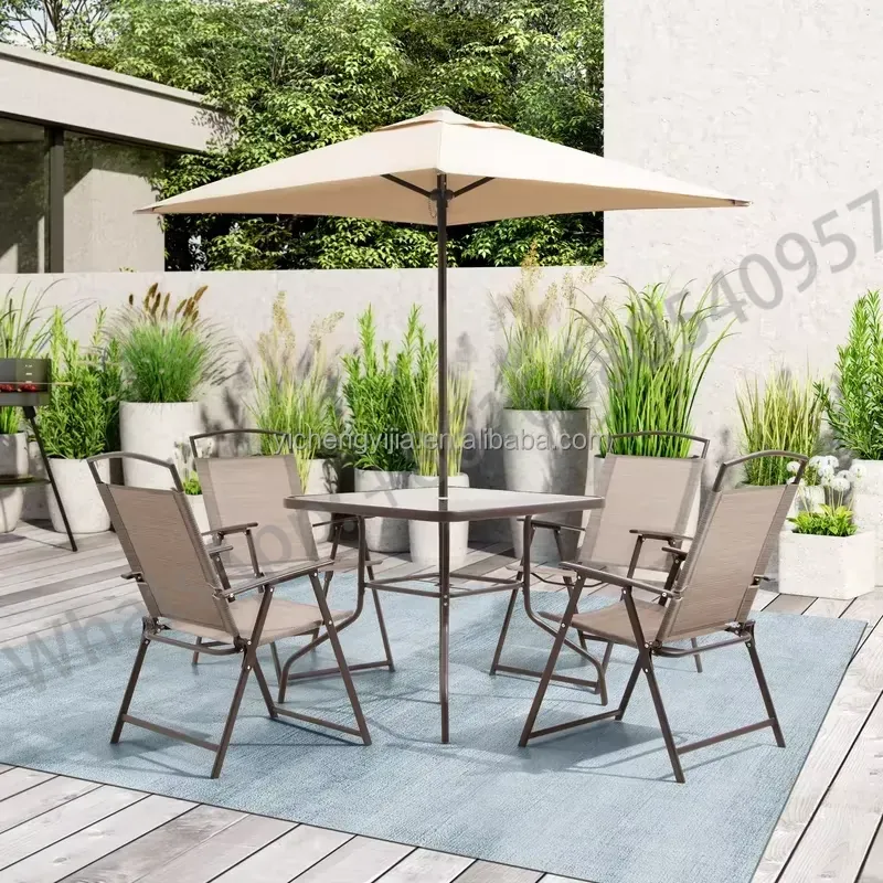 ガーデン屋外コーヒーパティオ家具6～8人用キャンプ折りたたみ - Outdoor Camping Table のレビューと価格