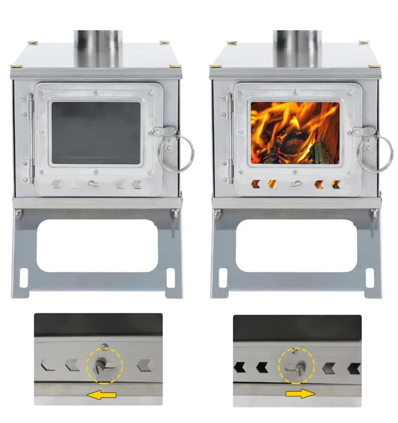 【人気】DANCHEL S1 折りたたみ式テントストーブ ア - Cooking Outdoor Camping のレビューと価格