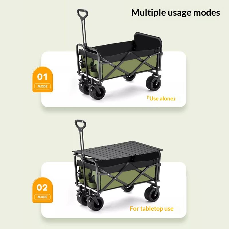 工場直売 四輪プラットフォーム キャンプ用ユーティリティワゴ - Outdoor Camping Table のレビューと価格