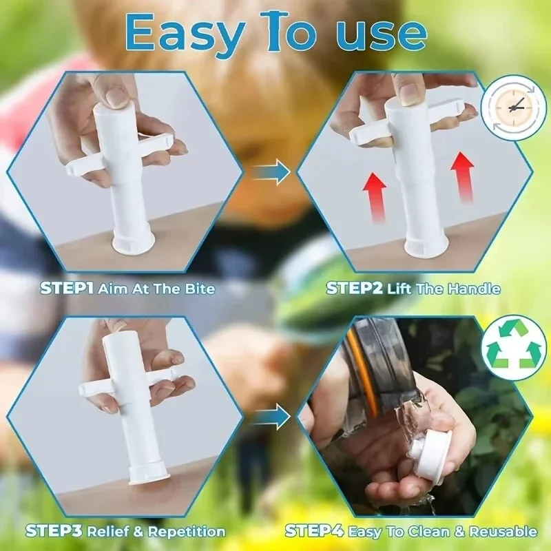 ポータブル真空毒抽出ポンプ蚊蜂刺され応急処置解毒屋外キャンプ - First Aid Kit Camping のレビューと価格