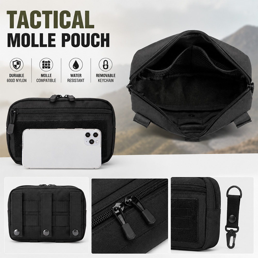 戦術的なモール EDC ポーチ屋外応急処置キットポーチコンパ - First Aid Kit Camping のレビューと価格