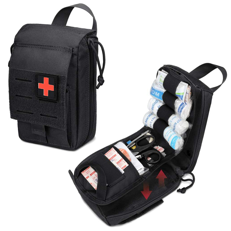 戦術的な応急処置キット,医療バッグ,緊急,キャンプ,EDCポ - First Aid Kit Camping のレビューと価格