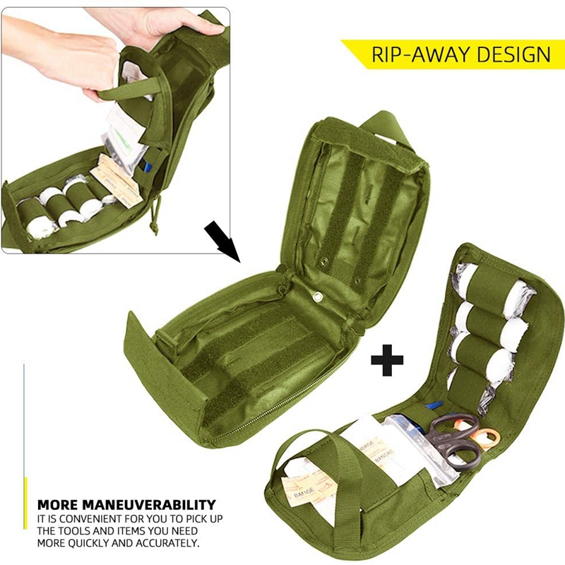 戦術的な応急処置キット,医療バッグ,緊急,キャンプ,EDCポ - First Aid Kit Camping のレビューと価格