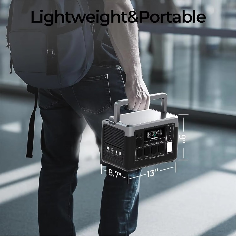 EU USA倉庫 1800W 1024Wh 静音ソーラー発電 - Outdoor Camping Warehouse のレビューと価格