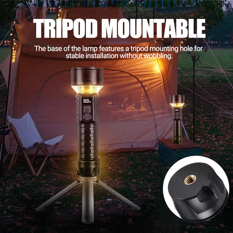 COB LED 懐中電灯充電式ランタン 7 コアキャンプトー - Outdoor Camping Lamp のレビューと価格