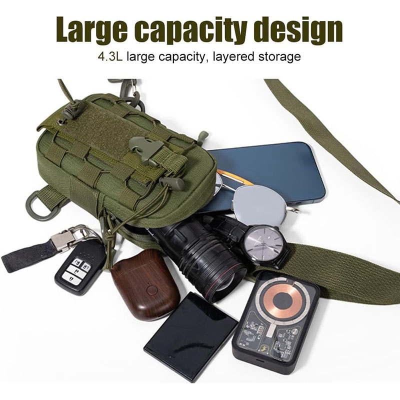 アウトドアウォーターボトルウエストバッグ電話クロスボディ収納 - Camping Quad のレビューと価格