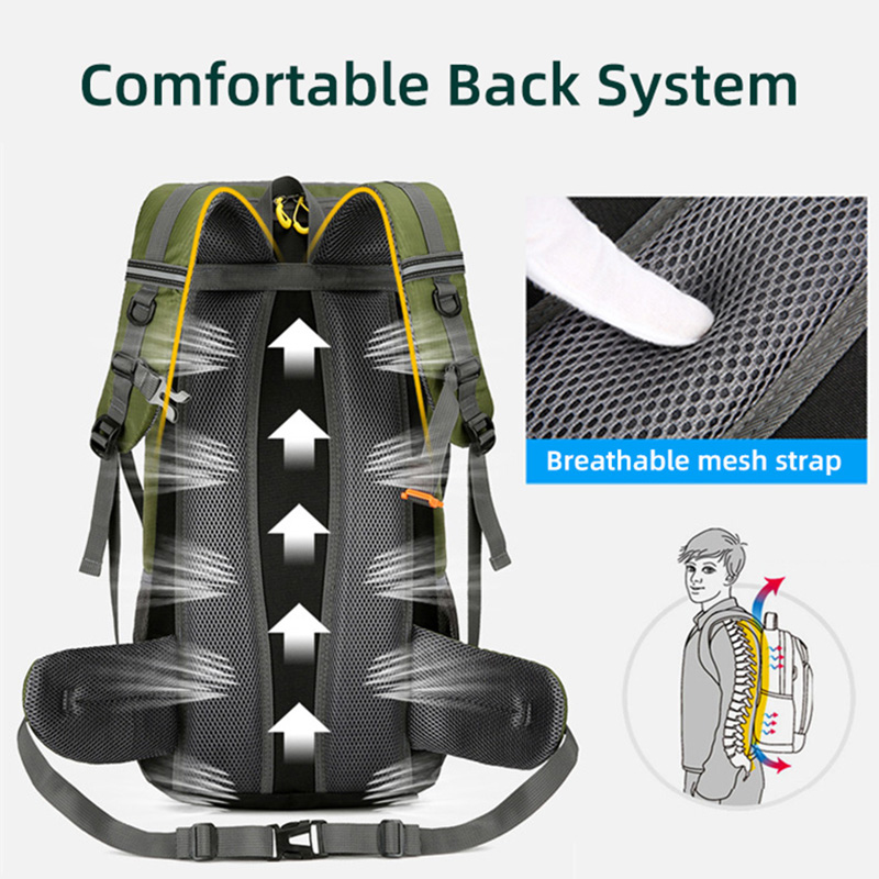 50L 旅行バックパックキャンプ男性大型ハイキングバッグ観光 - Outdoor Camping Warehouse のレビューと価格