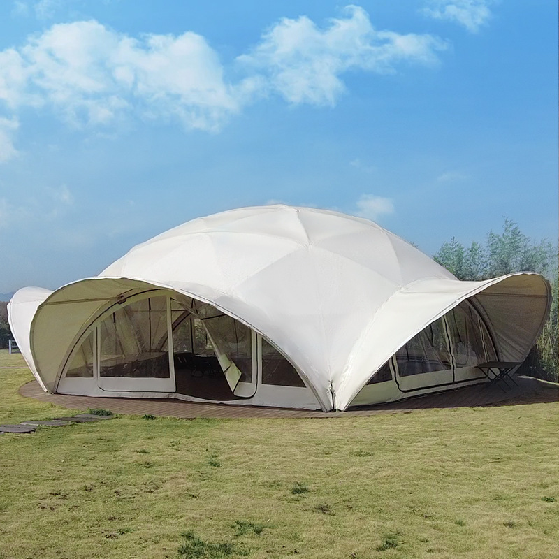屋外テント大型クラウドキャノピー展示用シェーディングセットア - Outdoor Camping Exhibition のレビューと価格