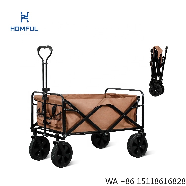 HOMFUL釣り用ボラーワゴン折りたたみ式キャンプトロリーワ - Outdoor Camping Table のレビューと価格