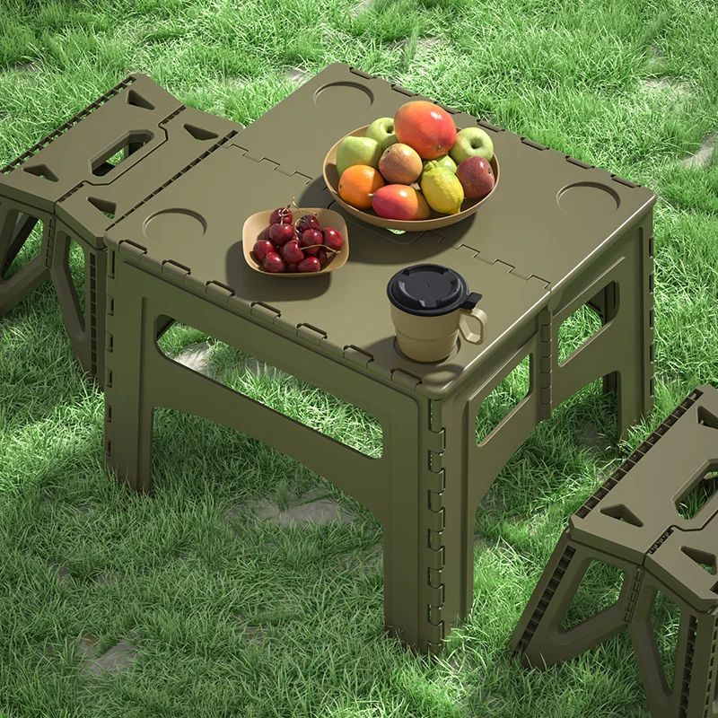 折りたたみ式で拡張可能なプラスチック製のキャンプ用テーブル, - Outdoor Camping Exhibition のレビューと価格