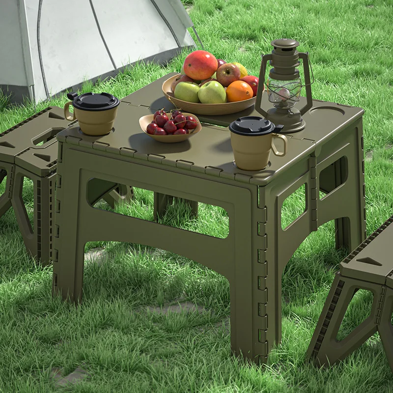 折りたたみ式で拡張可能なプラスチック製のキャンプ用テーブル, - Outdoor Camping Exhibition のレビューと価格