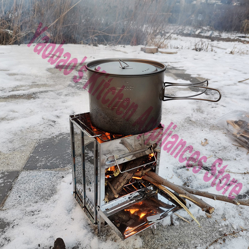 ウッドストーブ アウトドア キャンプ用品 分解可能なポータブ - Cooking Outdoor Camping のレビューと価格