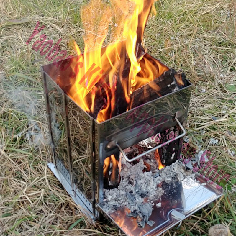 ウッドストーブ アウトドア キャンプ用品 分解可能なポータブ - Cooking Outdoor Camping のレビューと価格