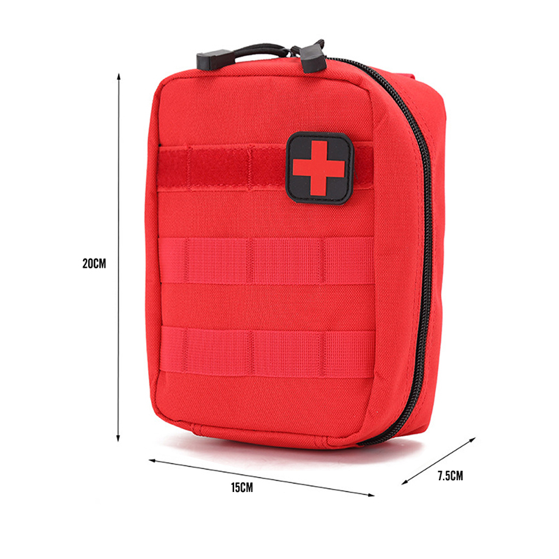 戦術MOLLE IFAK医療ポーチ、耐久性のあるナイロン製救 - First Aid Kit Camping のレビューと価格