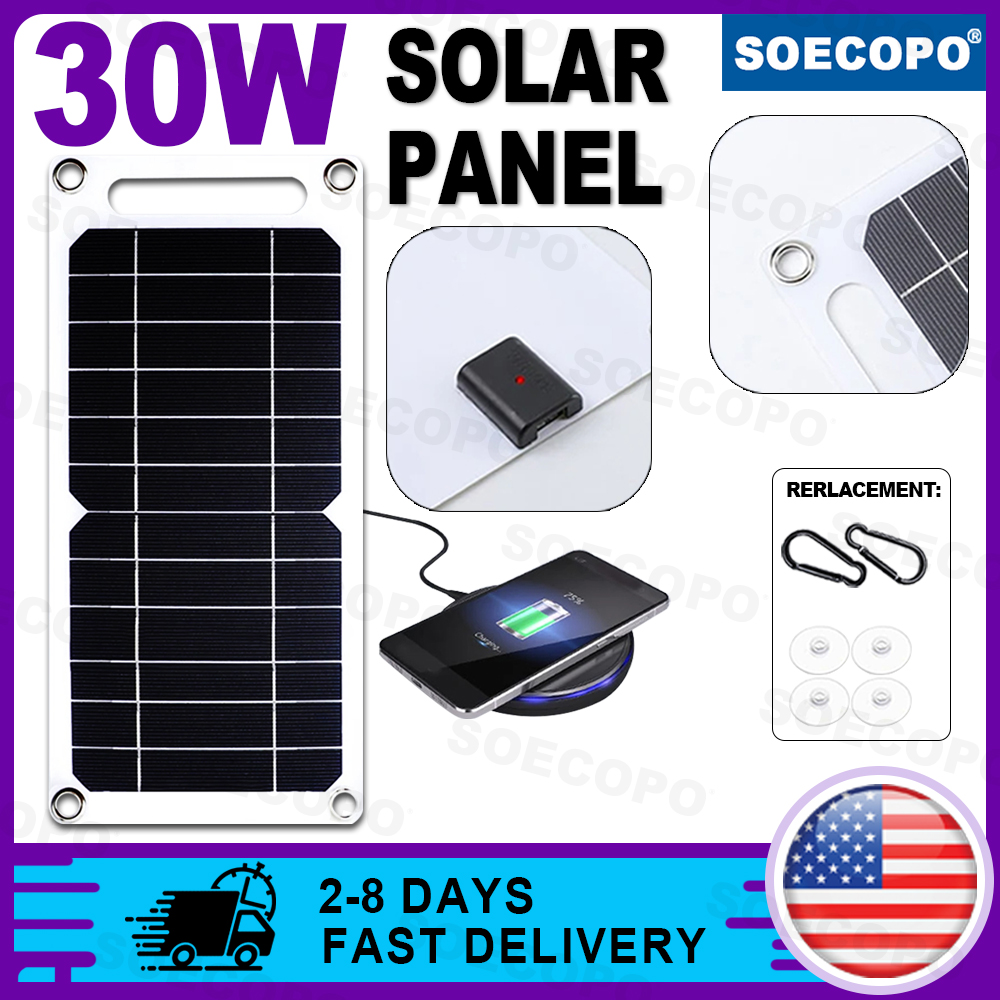 SOECOPO 30W 軽量フレキシブルソーラーパネルキット - Outdoor Camping Warehouse のレビューと価格