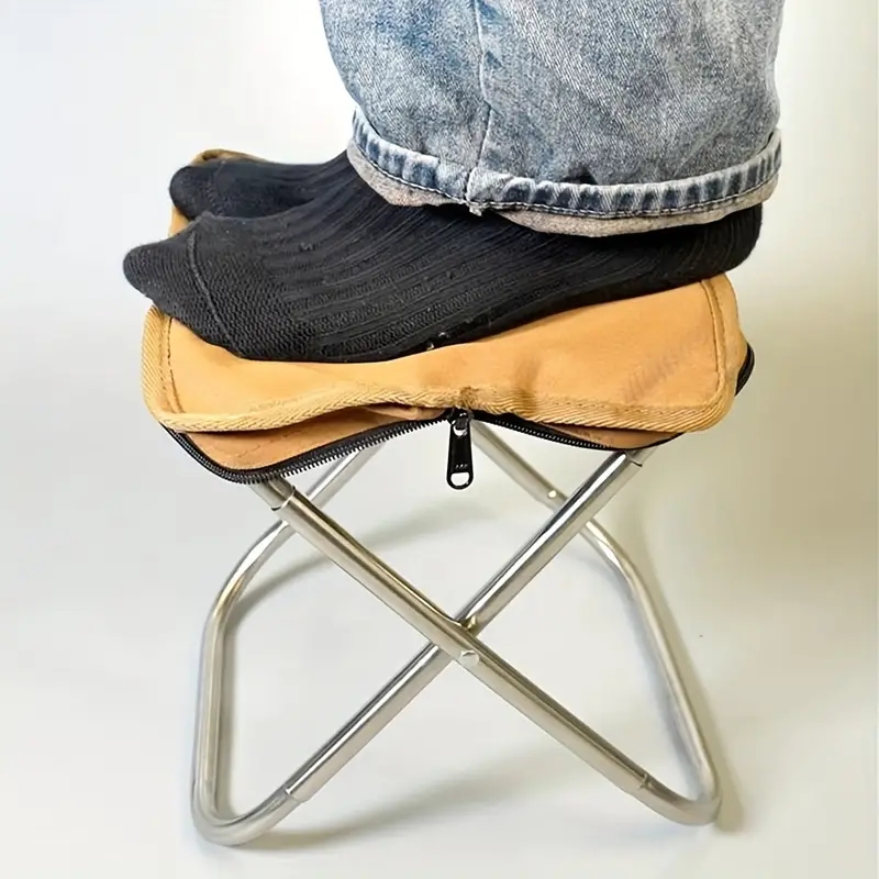 屋外折りたたみ筆箱小さなスツールポケットスツールポータブル釣 - Outdoor Camping Loveseat のレビューと価格