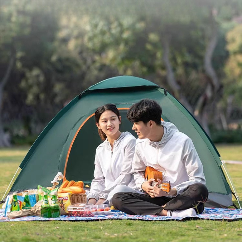 テント屋外キャンプ用ダブルクワッド自動ポップアップ防水ビーチ - Camping Quad のレビューと価格