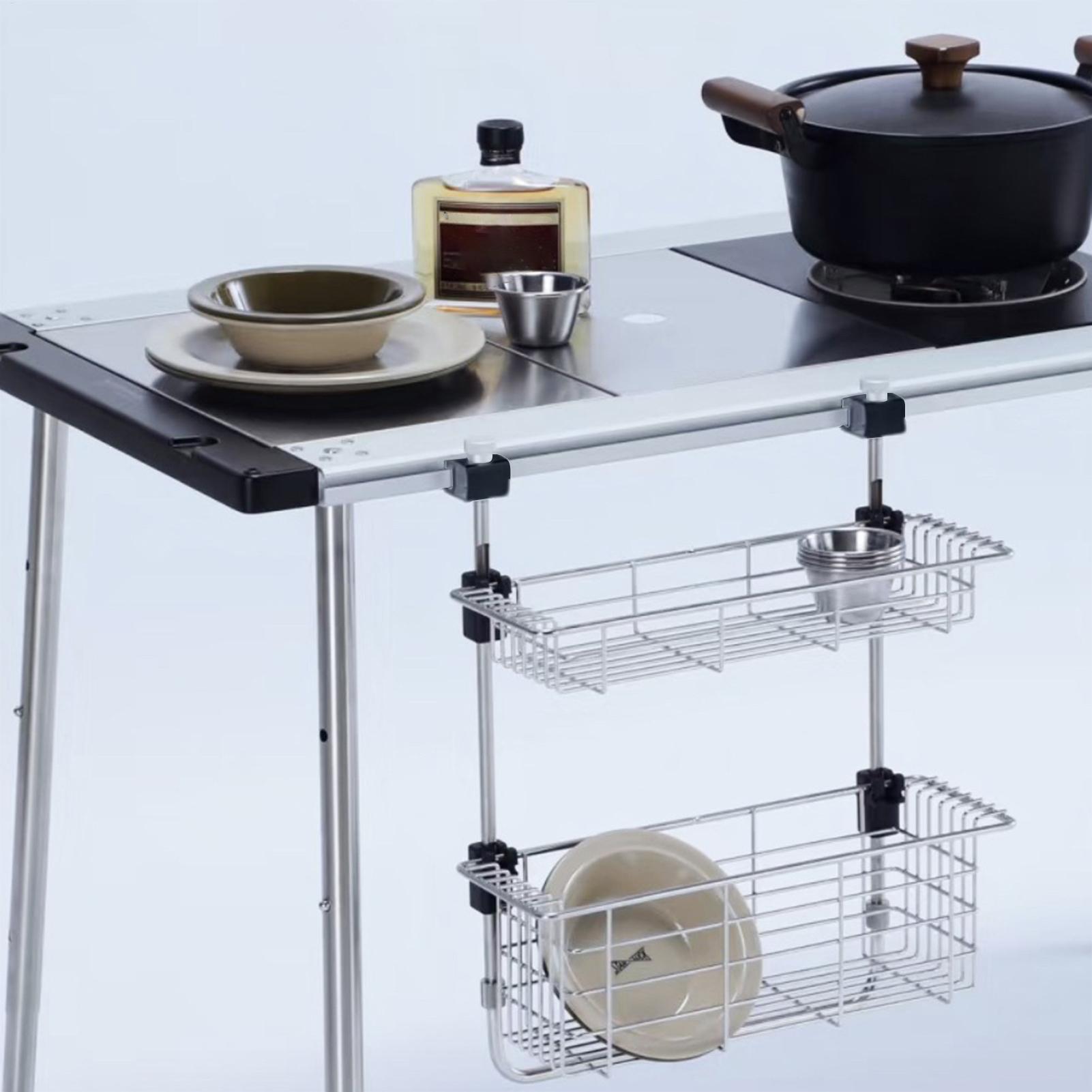 スライドバックルキャンプテーブル屋外キッチンセットアップアク - Outdoor Camping Kitchen Setup のレビューと価格