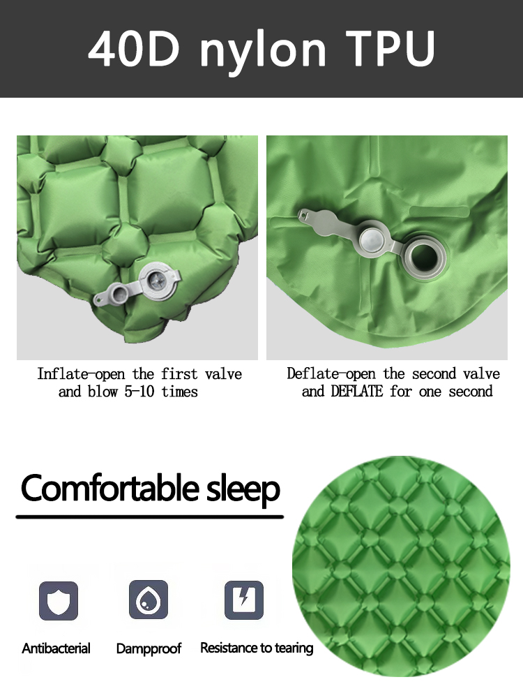 キャンプ用インフレータブルマットレス テント用折りたたみキャ - Inflatable Mattress のレビューと価格